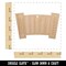 Accordion Music German Oktoberfest Unfinished Craft Wood Holiday Christmas Tree DIY Pre-Drilled Ornament